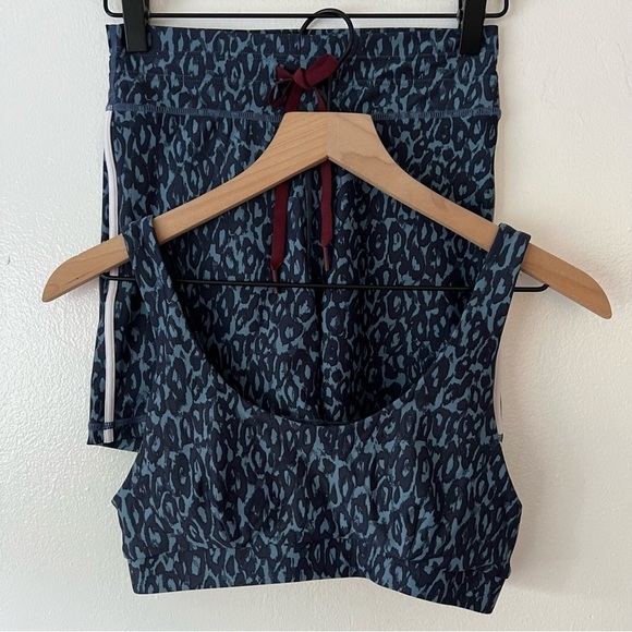 THE UPSIDE Leopard-print Set (Bra and Shorts) - Picture 2 of 9